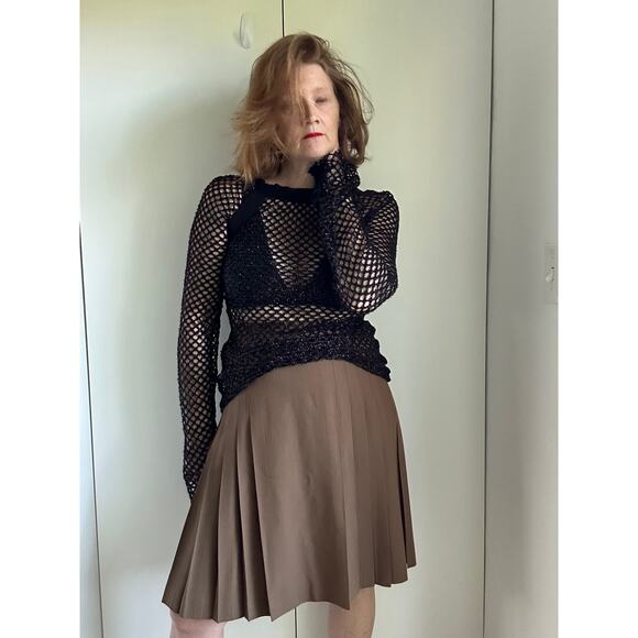 KYE Opening Ceremony Mesh Black Shirt Size Medium Sheer Punk Goth Grunge Style - Picture 10 of 10